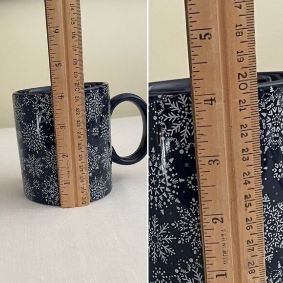 Chic & Tonic Snowflake Coffee Mug 16 Oz New with Gift Box - Picture 12 of 13